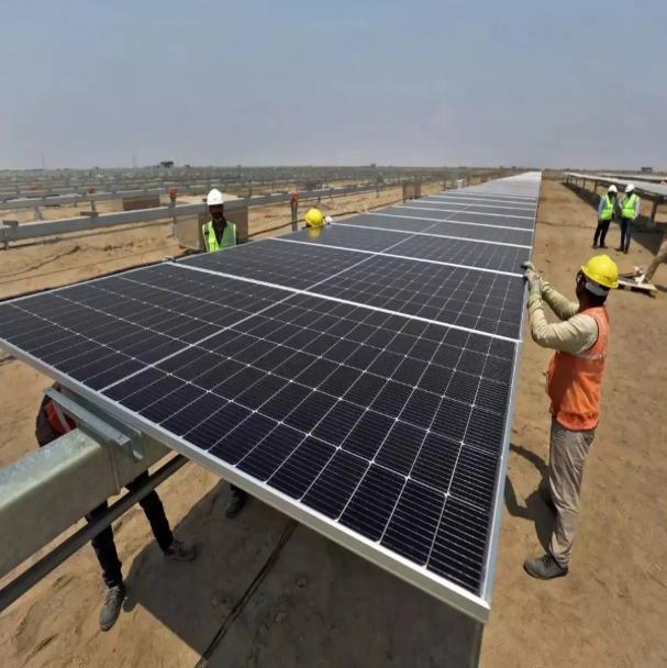 Utility scale solar EPC installation